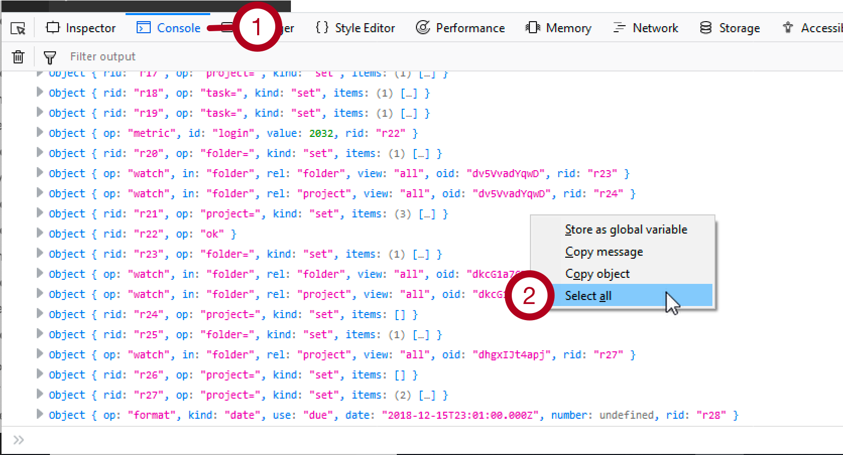 Console.log overdose